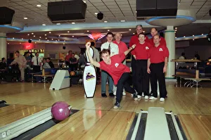 Ten Pin Prints: Simon Lawlor of the Stockton Strykers Tenpin Bowling Team based at the Hollywood Bowl