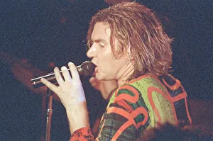 00874 Prints: Simon Le Bon singing with his band Duran Duran live on the 11th November 1988