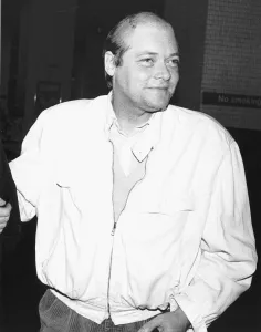 Simon Ward actor with shaved head - October 1987 dbase msi