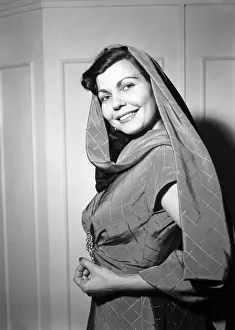 Simone Silva, french actress starring in the stage production of Meet Mr