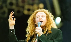 Simply Red perfrom at the Gateshead Stadium on 14th July 1991