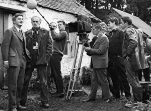 Cameraman Prints: Bill Simpson left seen here with John Laurie filming a scene for the BBC drama series Dr