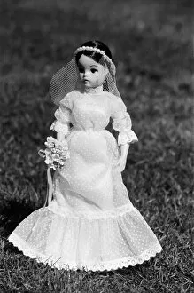 Girl Collection: A Sindy doll in a bride dress. 25th March 1982