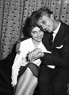 Engagement Prints: Singer and actor Tommy Steele announces his engagement to Ann Donoghue. 11th June 1958