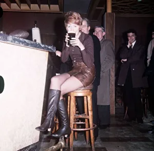 Singer Cilla Black Drinking Beer 1966 brochure