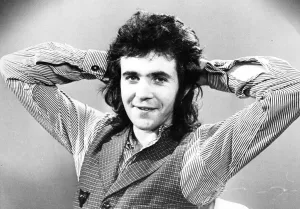 Singer David Essex pictured in his suite at the Holiday Inn Hotel in Wideopen in