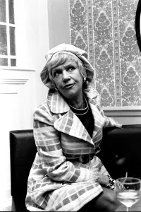 00111 Prints: Singer Dorothy Squires pictured at the Newcastle City Hall 3 May 1972