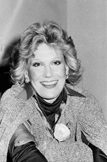 Singer Dusty Springfield pictured a t a photocall at the Savoy Hotel in London