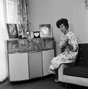 01518 Collection: Singer Helen Shapiro pictured at her home. 24th May 1962