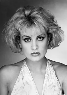 Singer, Jay Aston of Bucks Fizz Pop Group taken in the Daily Mirror