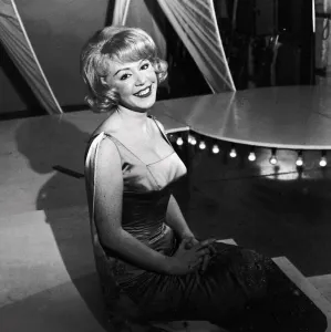 One Young Woman Only Prints: Singer Kathy Kirby, the British entry in the Eurovision Song Contest, January 1965