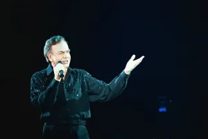 00324 Prints: Singer Neil Diamond performs in concert at the Telewest Arena in Newcastle 24 February
