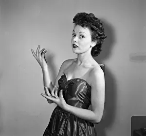 Singer Pauline Shepherd. 14th February 1957