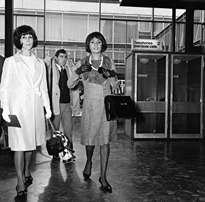 Singer Shirley Bassey flew to Beirut today for Cabaret appearances