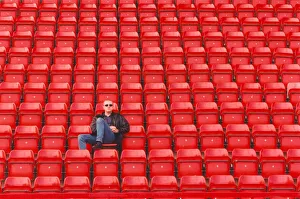 Singer songwriter John Miles, surveys the scene the day before playing the Gateshead