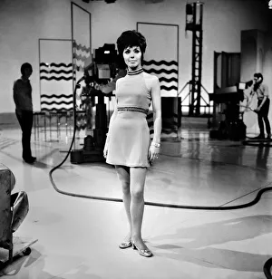 Singer Susan Maughan taken on the set of The Saturday Crowd at the London Weekend