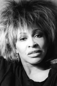 Singer Tina Turner on tour photographed in her hotel room in Paris