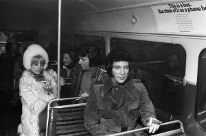 Cigarette Prints: Singer Tom Jones filming a TV special today called The London Bridge Special