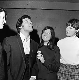 Television Studios Prints: Singer Tom Jones, who was working on ATVs This is Tom Jones