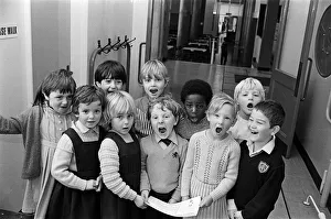 Singing out loud - these pupils of Bradley Infants School were among some 150 youngsters
