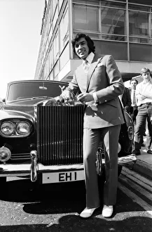 Singing star Engelbert Humperdinck at Heathrow Airport, where his new &pound;1