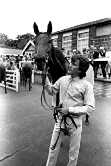 Singletta, with jockey Walter Swinburn virtually a passenger