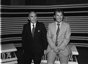 00236 Prints: Sir Alf Ramsey former England manager June 1974 and Brian Clough at the ITV