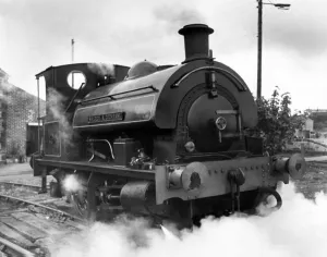 The Sir Cecil A. Cochrane, one of the engines at Tanfield Railway on 31st August 1981