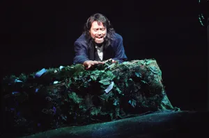 Sir Cliff Richard on stage in the premiere of the Heathcliff'musical