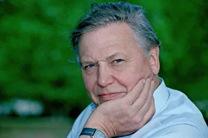 00939 Prints: Sir David Attenborough. Television Wildlife and Nature Presenter Portraits