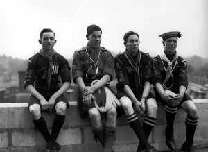 00003 Prints: Sir E Shackleton Scouts August 1921 selected for his Antartic expedition