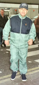 Sir Elton John leaving Heathrow on his way March 1998 to Australia