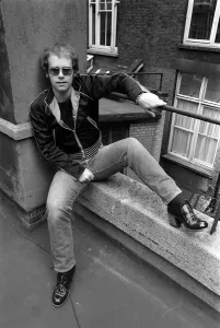 Sir Elton John May 1972 Pictures taken for Jack Bentley Feature in the Sunday