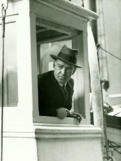 Core81 Prints: Sir Ernest Shackleton on the bridge of The Quest. September 1921