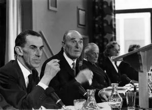 Sir Harry Pilkington chairman of the select committee looking into the future of