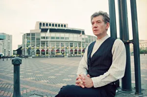 Sir Ian McKellen, actor, at the Birmingham Repertory Theatre, Birmingham, The Midlands
