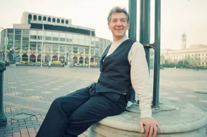 Sir Ian McKellen, actor, at the Birmingham Repertory Theatre, Birmingham, The Midlands