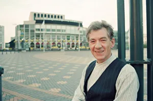 01040 Prints: Sir Ian McKellen, actor, at the Birmingham Repertory Theatre, Birmingham, The Midlands
