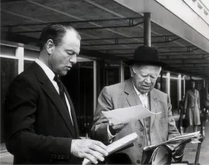 1st Baron Beaverbrook Prints: Sir Max Aitken with his father Lord Beaverbrook - September 1962