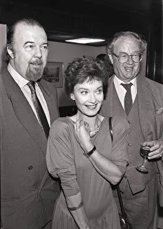 Images Dated 1st October 1987: Sir Peter Hall, Nicola Pagett and John Mortimer QC, October 1987