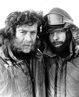 Adventure Prints: Sir Ranulph Fiennes and Charles Burton at the North Pole on Easter Sunday