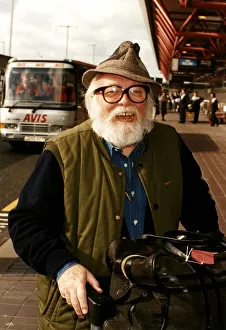 Sir Richard Attenborough Actor Producer and Director at LAX or Los Angeles Airport