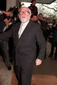 Sir Richard Attenborough film Director attends the film premiere of Fierce Creatures in