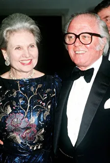 Baron Prints: Sir Richard Attenborough Film Director with Lady Attenborough at the B. A. F. T. A. Awards