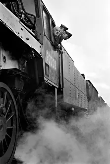 Steam Prints: Sir Richards Summers, who drove the last steam train from Bilston Docks at Birkenhead to