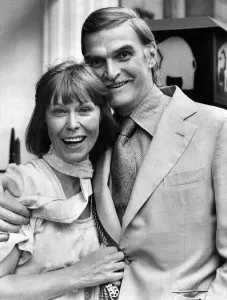 Sir Stanley Baker and wife went for a celebration lunch in the west end of London today