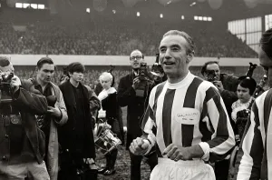 Sir Stanley Matthewses 1965 testimonial football match held on the 28th April 1965