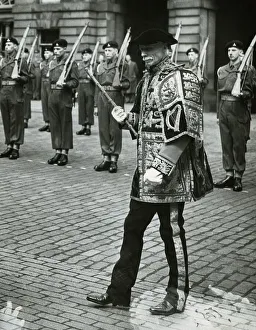Tradition Prints: Sir Thomas Innes of Learney January 1969 Lord Lyon of Scotland holding staff