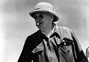 Sir Winston Churchill - 1942 British Prime Minister visit to the Middle East or Africa