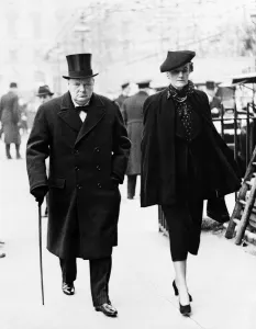Sir Winston Churchill and Wife Lady Clementine Churchill. circa 1937